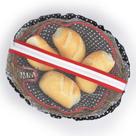 Cesta De Pão De Bambu Poá