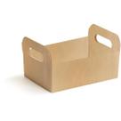 Cesta de Papel Caixote Kraft Tam P 16x10,5x4c - Cromus Cesta de Papel Caixote Kraft Tam P 16x10,5x4c - Cromus