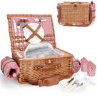 Cesta de piquenique WILLOW WEAVE 41x30x19cm Refrigerador isolado