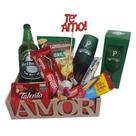 Cesta de Presente Criativa com Taça Especial Escolha seu Time