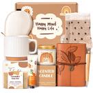 Cesta de presente Suhctuptx, 9 peças, conjunto de agradecimento de aniversário feminino