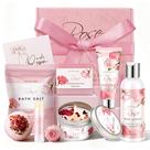 Cesta de Presente VKTASIMK Conjunto Spa de Rosas para Banho e Cuidados Corporais