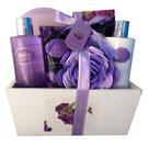 Cesta de presentes de spa LOVESTEE Lavender Fragrance com gel de banho