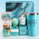 Cesta de presentes EUASOO Retirement 2024 Spa Set para mulheres