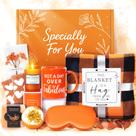 Cesta de presentes Fortuning's JDS Fall 13 unidades para mulheres, laranja