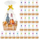 Cesta de presentes Tuanse DIY Kit de cesta de presentes a granel com 30 cestas