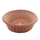 Cesta de Rattan de Plástico Redonda 21x7cm Lyor