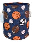 Cesta de Roupa Dobrável LANGYASHAN - Tecido Canvas - Estampa de Jogo de Boliche Cesta de Roupa Dobrável LANGYASHAN - Tecido Canvas - Estampa de Jogo de Boliche