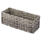 Cesta de suporte de papel higiênico MDesign Rustic Farmhouse Grey