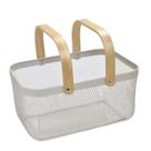 Cesta Decorativa de Metal com Alças 36,5cm 15677-PL