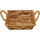 Cesta Decorativa Organizadora Plástico 5x16x21cm Cesta Decorativa Organizadora Plástico 5x16x21cm