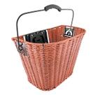Cesta Dianteira Bike Removível Vime Sintético Marrom / Retrô Cesta Dianteira Bike Removível Vime Sintético Marrom / Retrô