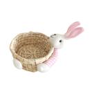 Cesta Do Coelho Da Páscoa Mini Reutilizável Decorativa Para Armazenamento Em Casa, Quarto,