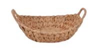 Cesta em fibra natural com alça pequeno