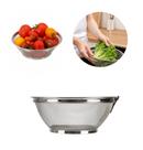 Cesta Escorredor multiuso peneira em inox 28cm Chef Line