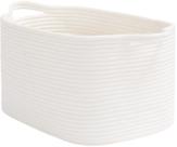 Cesta Goodpick White Woven Rope Medium para casa 33x25x23cm