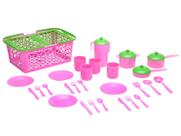 Cesta Leva Papinha Sweet Fantasy com 28 Pçs Brinquedos