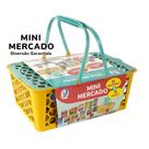 Cesta Mini Mercado 25 Peças Brinquedo Educativo Infantil de Comprinhas Cardoso Toys by BSMIX