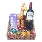 Cesta Namorados Com Vinho E Pelúcias De Bichinhos Escolha Cesta Namorados Com Vinho E Pelúcias De Bichinhos Escolha