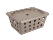 Cesta One Pequena com Tampa Warm Gray