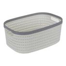 Cesta Organizadora Box Pratic Grande - Cinza - Monte Libano
