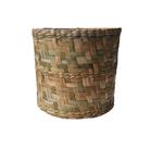 Cesta Organizadora Cachipot De Palha Taboa Redondo 27X27X25