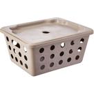Cesta Organizadora com Tampa Coza One Pequena 1,5 Litros Light Gray