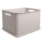 Cesta Organizadora Fit Ultra Com Tampa 23,9L Empilhável Coza Light Plástico