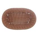 Cesta Oval de Rattan Plastico 24cm x 17cm x 7cm - Lyor