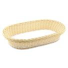 Cesta Oval Lisa de Fibra Sintética 42x25,5 cm Cayçara