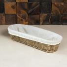 Cesta Oval Wolff de Sisal 28cm x 12,5cm x 7cm