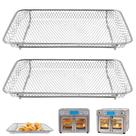Cesta para Air Fryer GWYSY 29 x 18 cm em Aço Inoxidável, 2 Peças