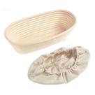 Cesta para Fermentar Pan Ovalada 25x15x8,5 cm con Forro de Ratán Cesta para Fermentar Pan Ovalada 25x15x8,5 cm con Forro de Ratán