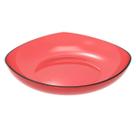Cesta para Frutas Verduras Fruteira de Mesa Vermelho Transparente 3,5L Trio Crippa Bancada