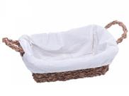 Cesta para pães retangular 30x22x11cm fibra natural Cesta para pães retangular 30x22x11cm fibra natural