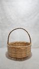 Cesta pequena de bambu cru
