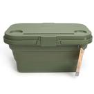 Cesta Picnic Dobrável NTK com Mesa em Silicone Verde Musgo