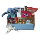 Cesta Presente Stitch Pelúcia Chocolates, Ferrero Rocher