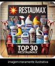 Cesta produtos limpeza top 30 restaumax