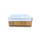CESTA RETANGULAR BAMBU 27x17x11 MUNDIART