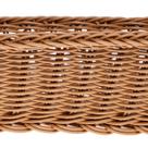 Cesta retangular para pães em polipropilen marrom -Dynasty