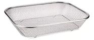 Cesta servir inox aramada retangular 29,5x21,5x6cm kehome Cesta servir inox aramada retangular 29,5x21,5x6cm kehome
