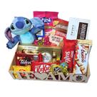 Cesta Stitch Pelúcia Presente Chocolate Ferrero Rocher, Fini