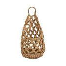 Cesta Suspensa De Macramê Boho Para Plantas, Bolsa De Rede De Algodão Para Suculentas, Organizador