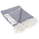 Cesta Throw Blanket DII 100% algodão com listra tecida de 50 x 60 cm Cesta Throw Blanket DII 100% algodão com listra tecida de 50 x 60 cm