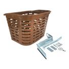 Cesta Urbana Retro Vintage Grande com Suporte 18L até 10kg