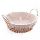 Cesta Wolff C/alça Redonda C/forro Em Tecido 27x24x11,5cm