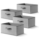 Cestas de armazenamento: tecido EITMOW, 40x28x20cm, bege natural, 4P