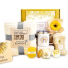 Cestas de presentes Feel Better Spa Pacote de cuidados com a cesta de presentes para mulheres Cestas de presentes Feel Better Spa Pacote de cuidados com a cesta de presentes para mulheres