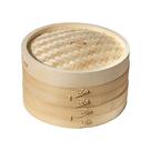Cestas de vapor de bambu Joyce Chen 2 camadas de 25 cm Cestas de vapor de bambu Joyce Chen 2 camadas de 25 cm